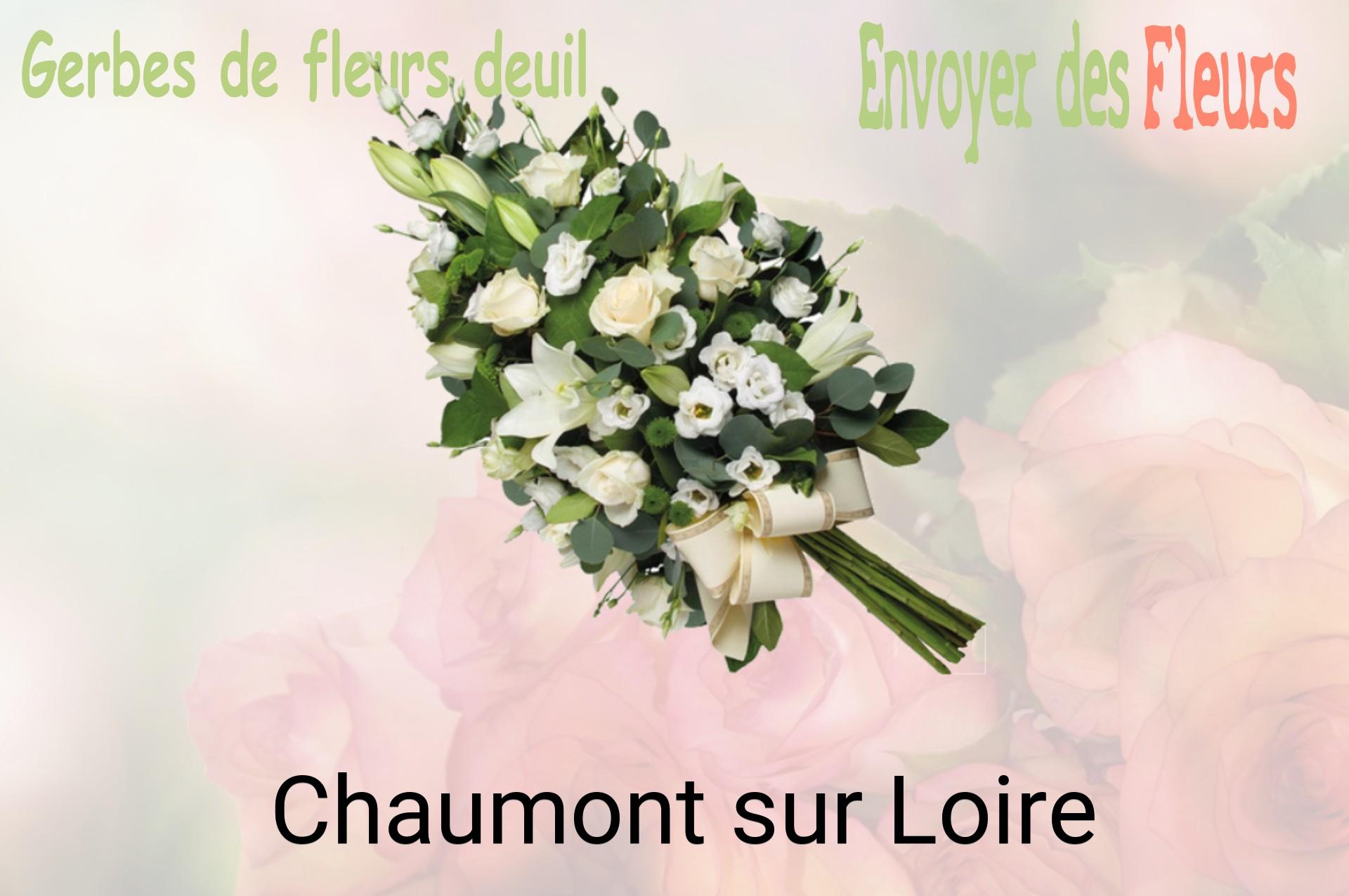 Gerbe de fleurs de deuil livrée à Chaumont-sur-Loire